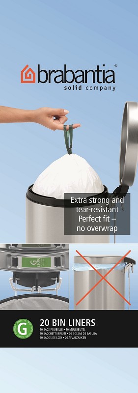 Brabantia Waste Bags G/ 23-30L x20