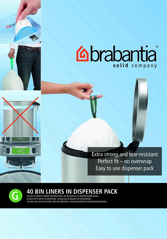 Brabantia Waste Bags G/ 23-30L x40