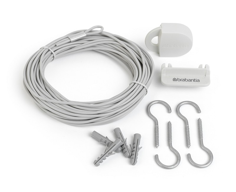 Brabantia Drying Line Set 12 Meters White