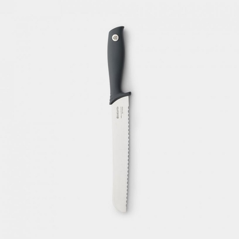 Brabantia Tasty+ Bread Knife Dark Grey