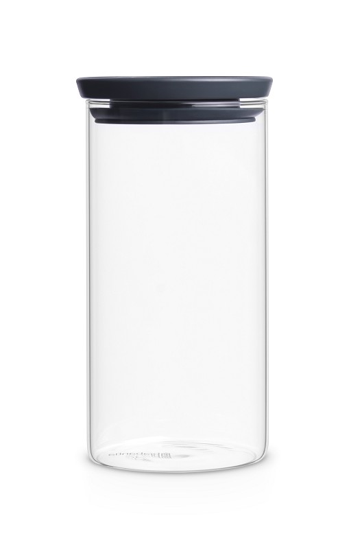 Brabantia Storage Jar Glass Round 1.1L