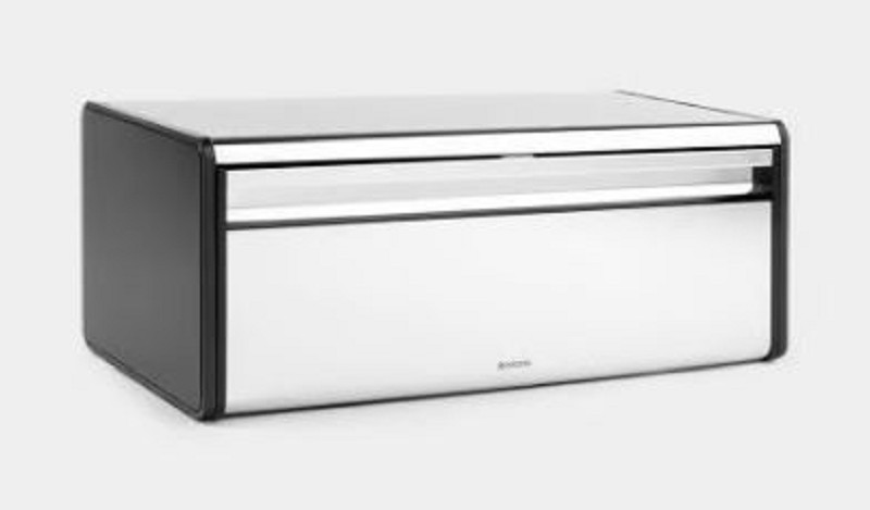 Brabantia Bread Bin Hinged Lid Platinum