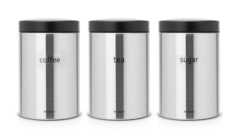 Brabantia Storage Jar Set 3x1.4L FPP