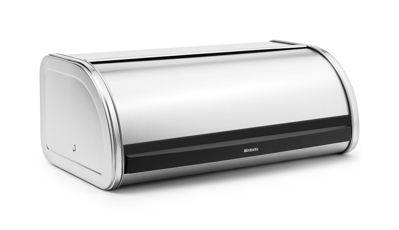 Brabantia Bread Bin Sliding Lid Matt Steel