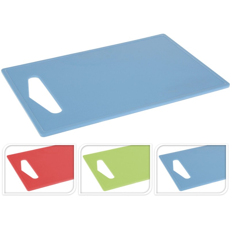 Cutting board 24x15x0.5 cm 3 assorted