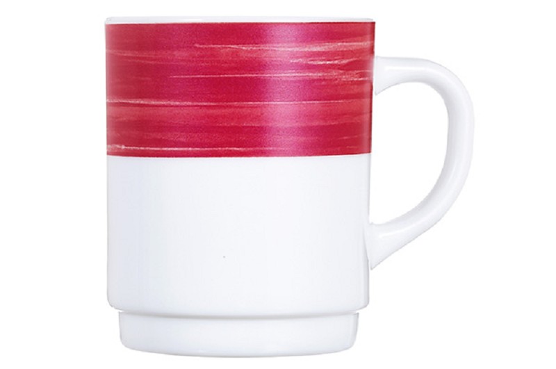 Arcopal Brush Mug 25cl w/Ear Cherry