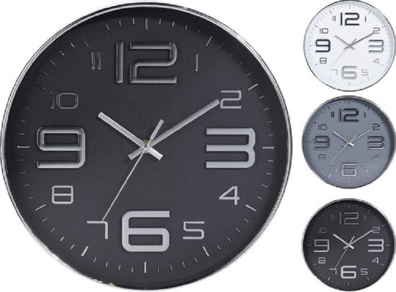 Wall Clock 30 cm Assorted