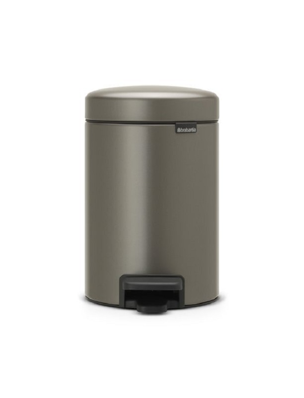 Brabantia NewIcon Pedal Bin 3 ltr Platinum