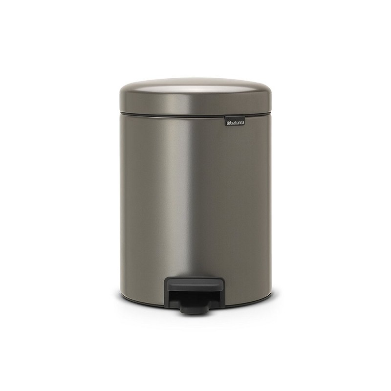 Brabantia NewIcon Pedal Bin 5 ltr Platinum