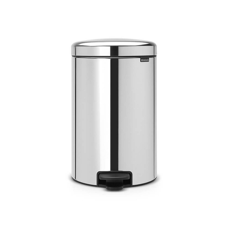 Brabantia NewIcon Pedal Bin 20 ltr Brilliant Steel