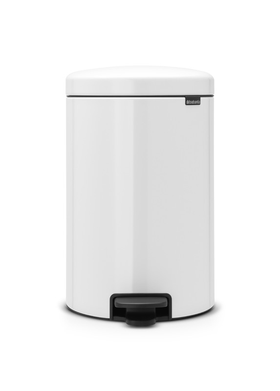 Brabantia NewIcon Pedal Bin 20 ltr Metallic White