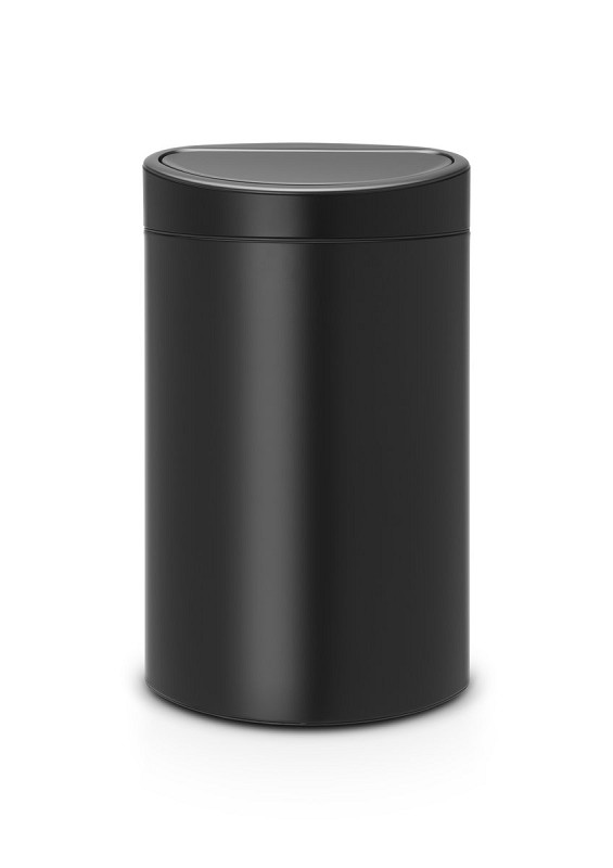 Brabantia Touch Bin 40L Matt Black