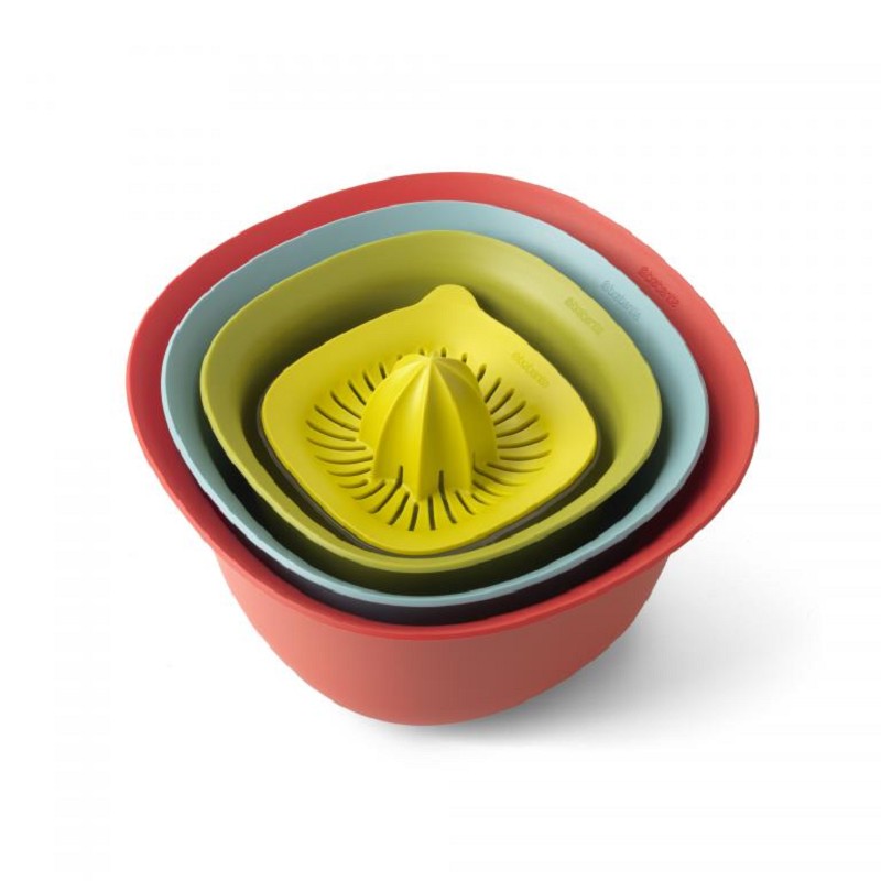 Brabantia TastyColours Mixing Bowl Set