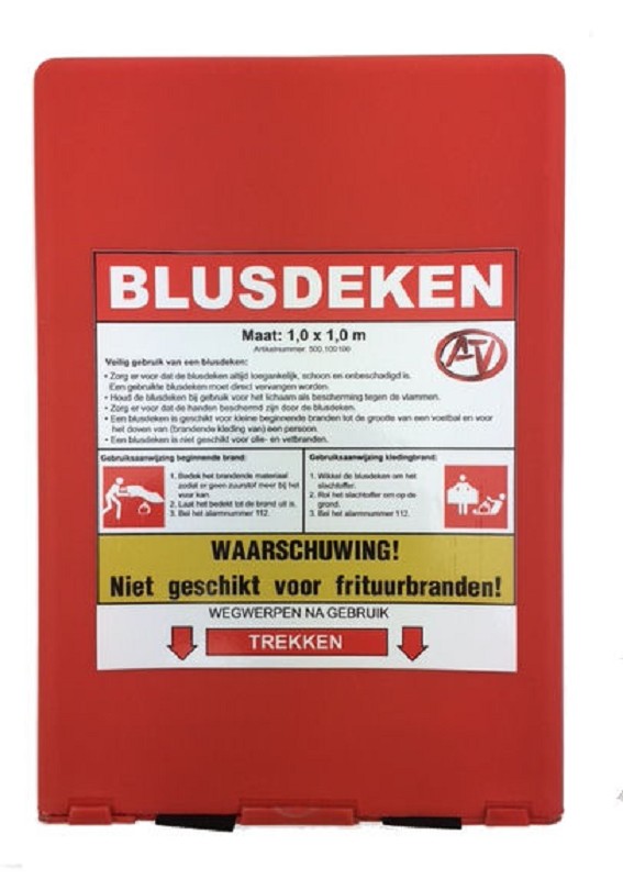 Fire Blanket 1.0x1.0 In Pvc Box