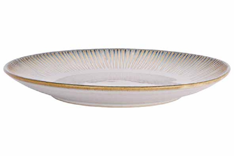 Listra Ocean flat plate 25cm - Earthenware