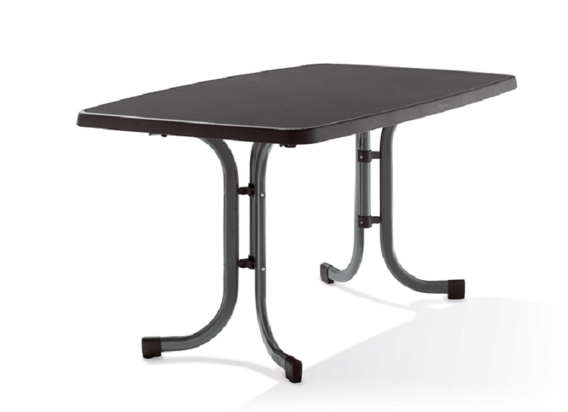 Folding Table 150x90 Sieger Iron Gray