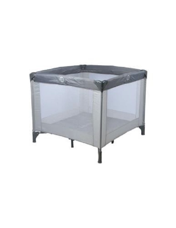 Folding Child Playpen Gray