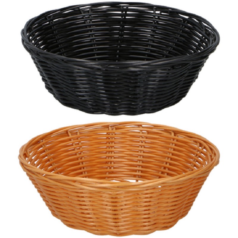 Plastic 'Wicker' Bread Basket