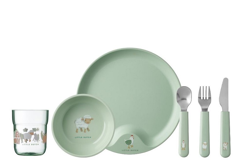 Children's tableware Mepal Mio 6-piece Little Dutch - Little Farm