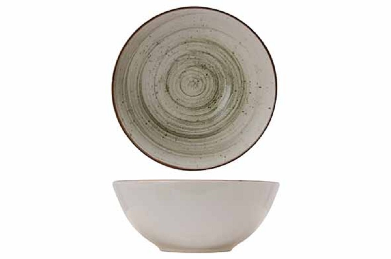 Sintra Ivy Green bowl - earthenware.