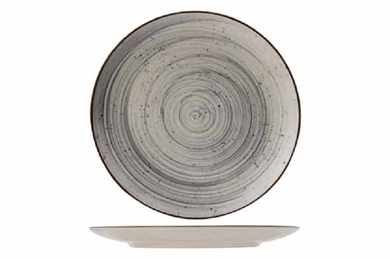 Sintra Blue Flat Plate - Earthenware.