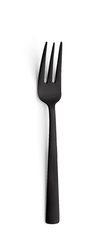 Amefa Ventura Black Satin Kuchengabel / Gebäckgabel
