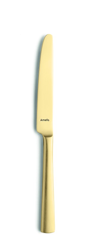 Amefa Ventura Gold Satin Tafelmesser / Tafelmesser