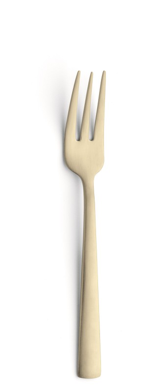 Amefa Ventura Champagner Satin Kuchengabel / Gebäckgabel