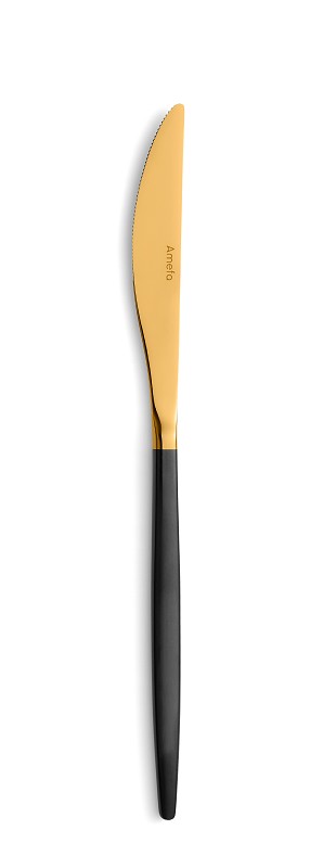 Amefa Soprano Black/Gold Dessert Knife