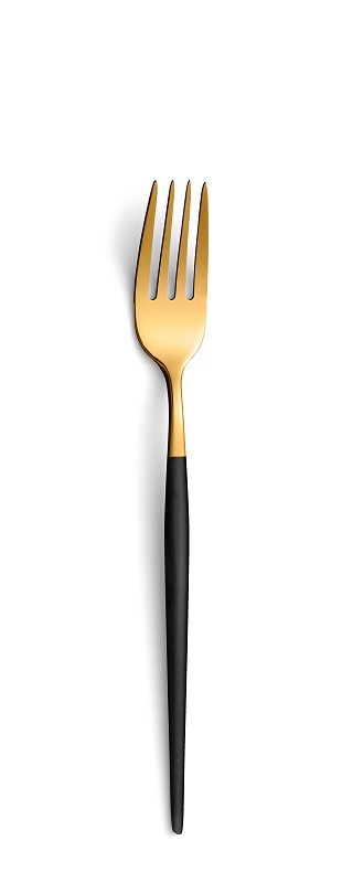 Amefa Soprano Black/Gold Dessert Fork