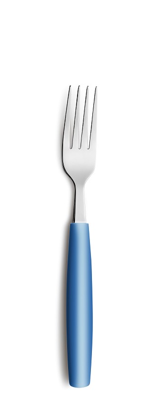 Amefa Pixel Table fork 18/0 blue lagoon