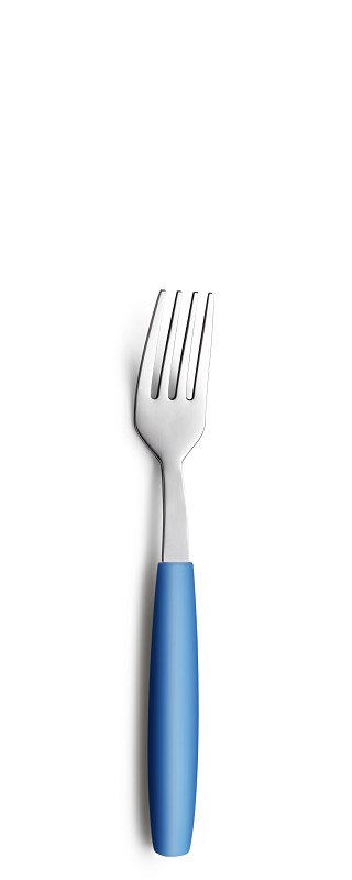 Amefa Pixel Dessert fork 18/0 blue lagoon