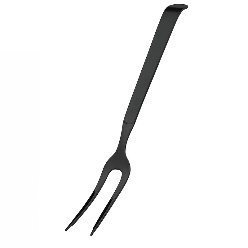 Amefa Buffet Black Satin Bulk Buffet Meat Serving Fork (Black PVD)**
