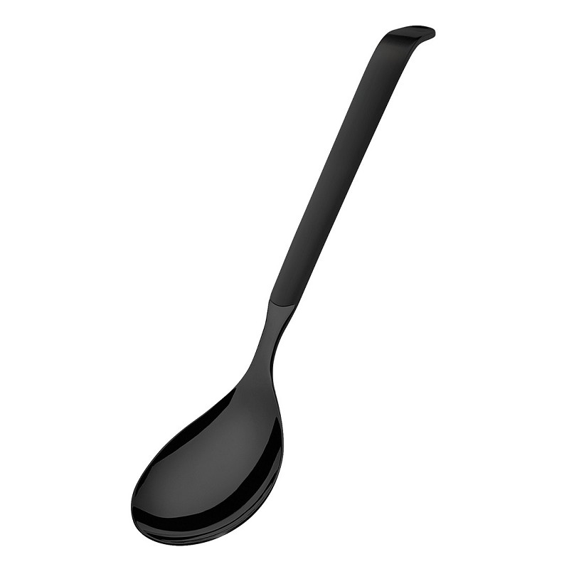 Amefa Buffet Black Satin Bulk Buffet Large Salad Spoon (Black PVD)