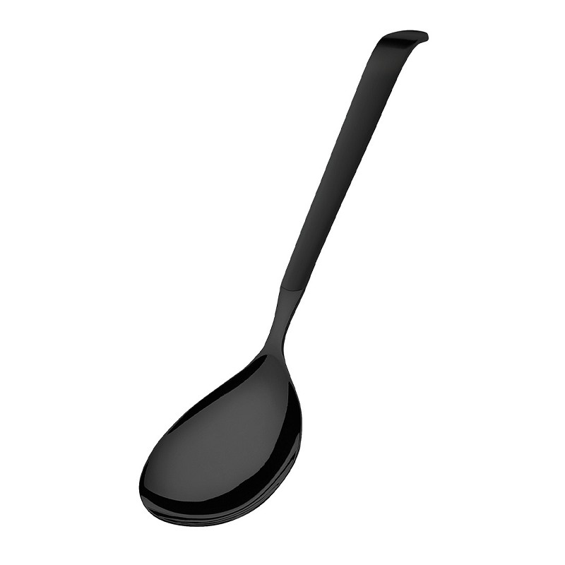 Amefa Buffet Black Satin Hanging Card Buffet Solid Serving Spoon  (Black PVD)
