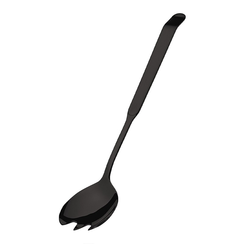 Amefa Buffet Black Satin Hanging Card Buffet Sal. Serv. Fork small  (Black PVD)**