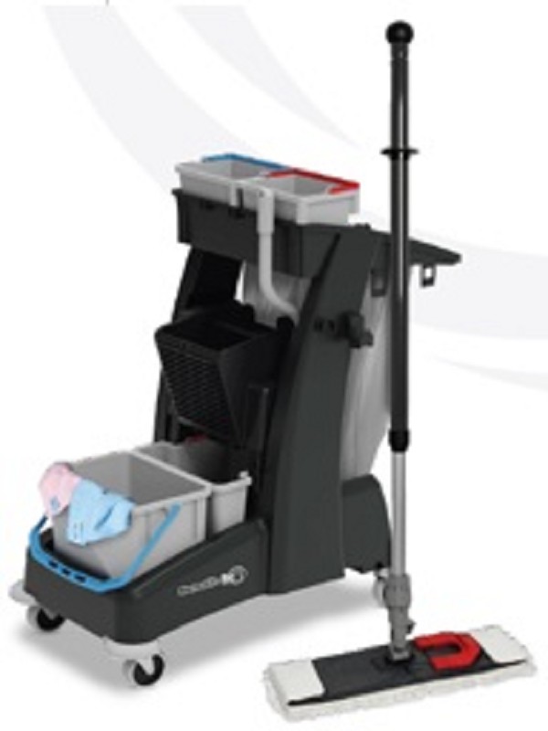 Numatic Complete Work Trolley MM4 with Mopset NuTech Hang-on