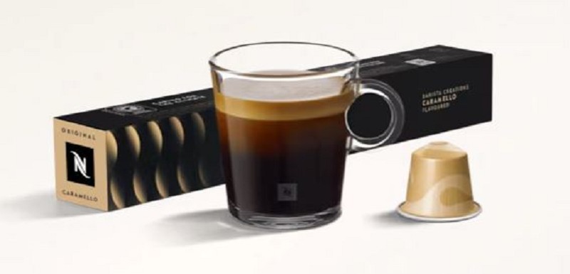 Nespresso Caramello coffee pod (price per cup) Number of cups per package: 10