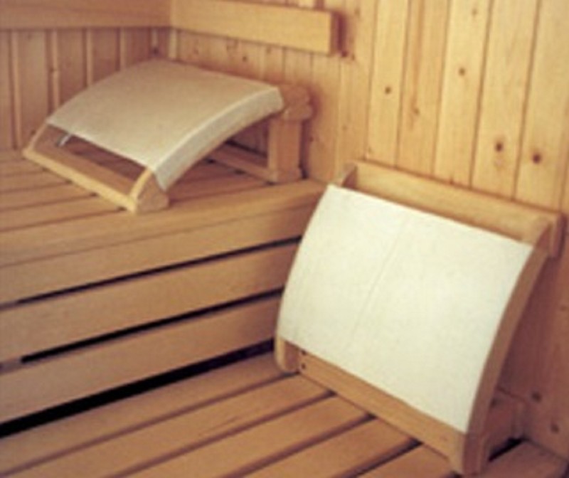Sauna headrest