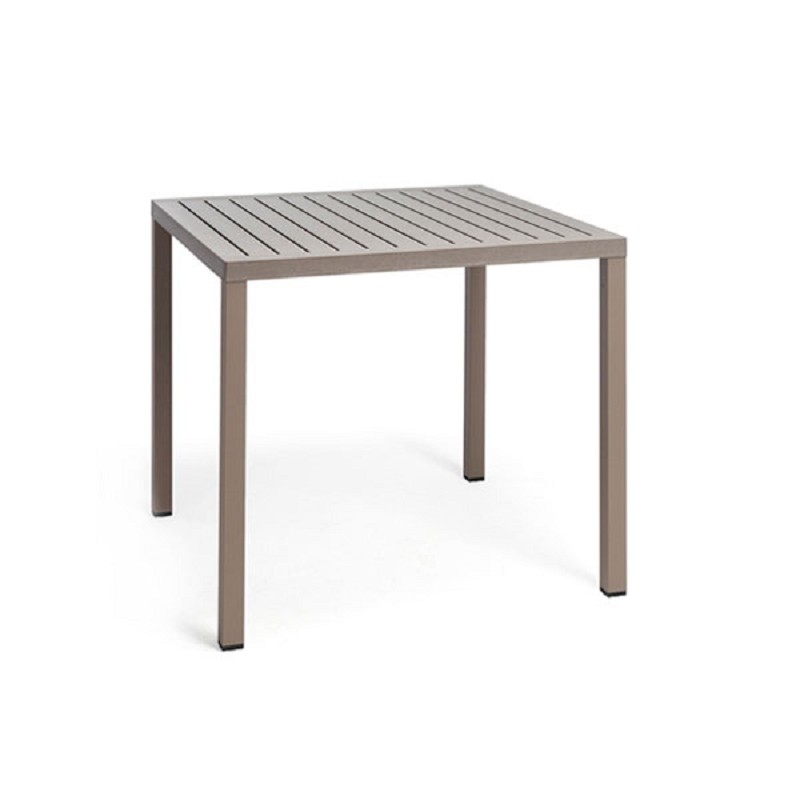 Table Nardi Cube 80 Tortora/Taupe