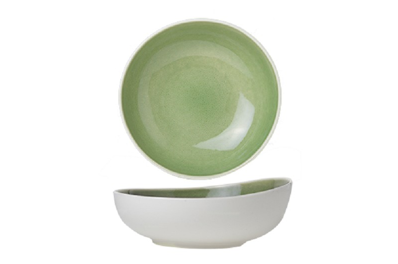 Chrome Green Bowl 21cm