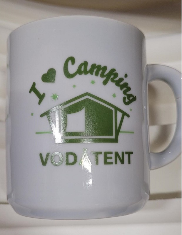 Cup with Printed Vodatent Logo
