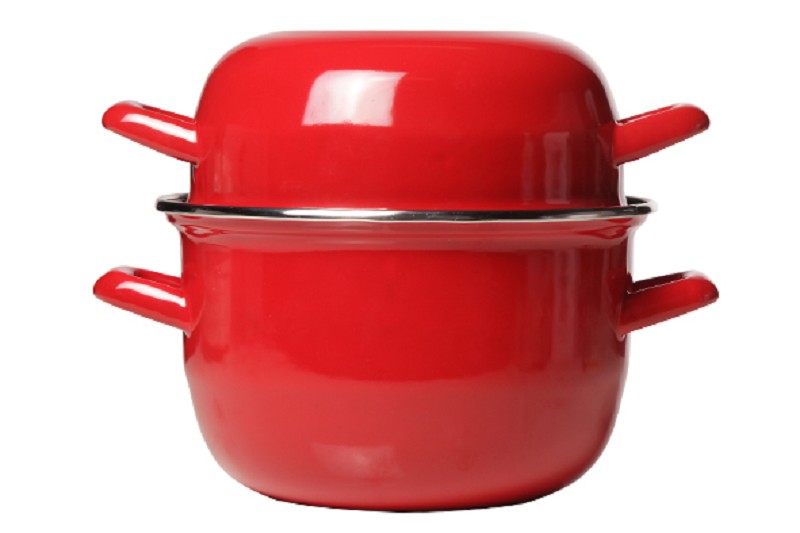 Horeca Mussel pot 1.2kg Red 2.8ltr 18cm