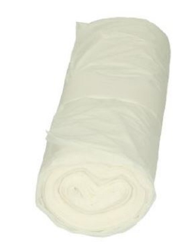 Transparent 80x110 household garbage bags. 20 garbage bags per roll, 15 rolls per box.