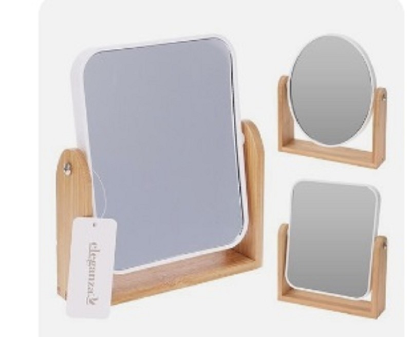 Double-sided makeup mirror