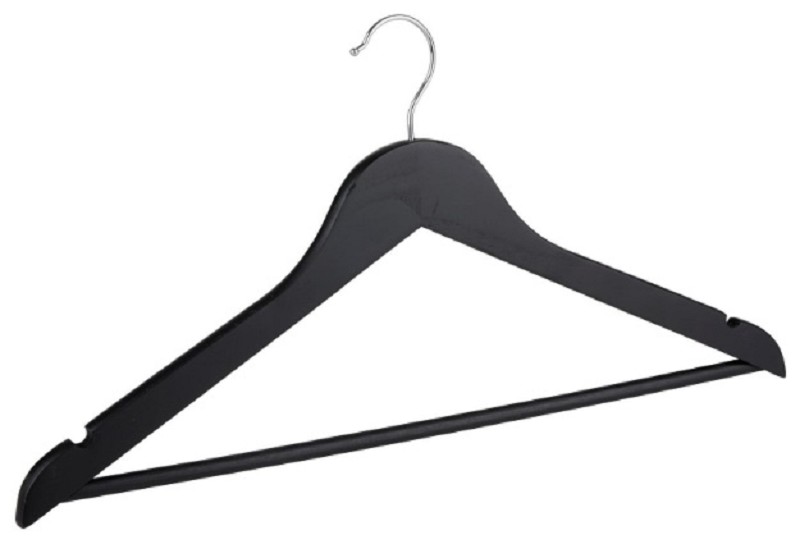 Clothes hanger slat wood