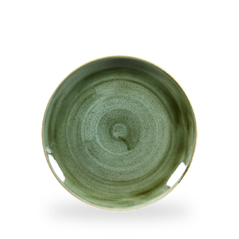 Stonecast Samphire Green Flat Plate (26cm).