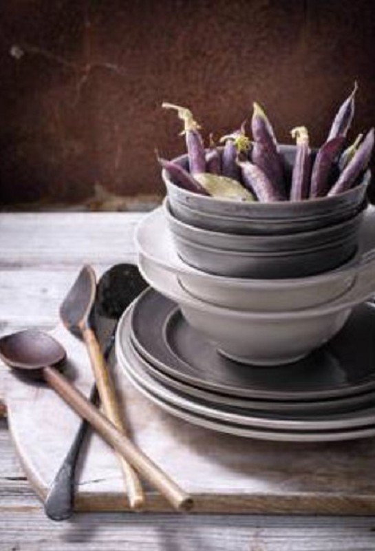 Costa Nova Coimbra plate 24cm Gray